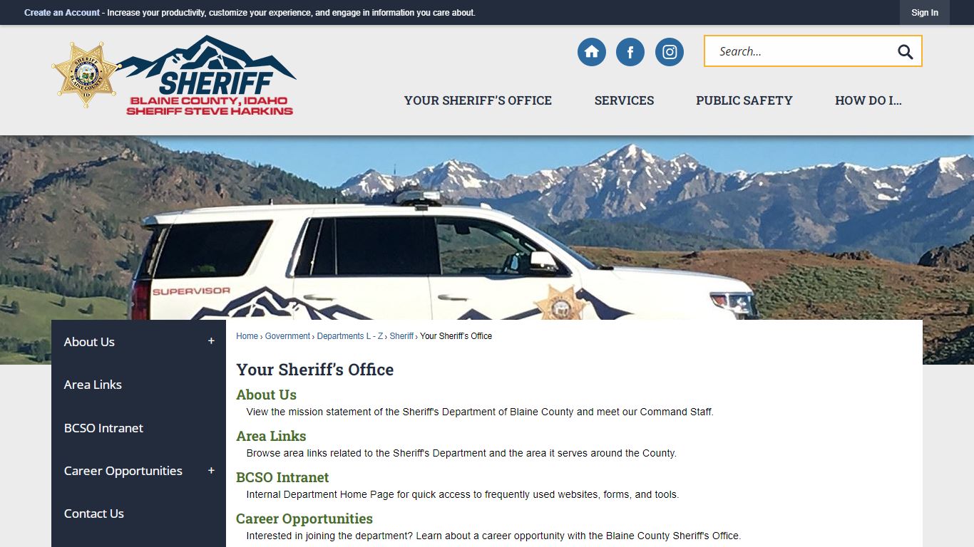 Your Sheriff’s Office | Blaine County, ID